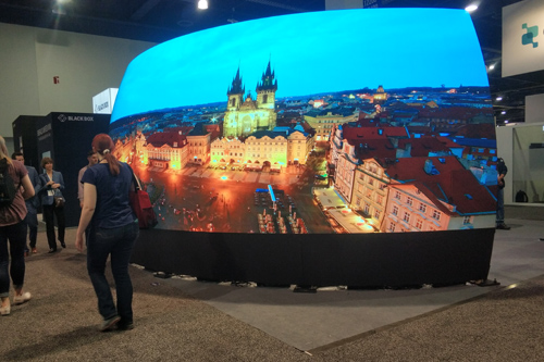 Flexible Bendable LED screen display tile for Globe LED screen system