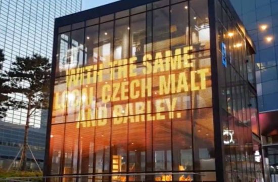 Transparent LED screen